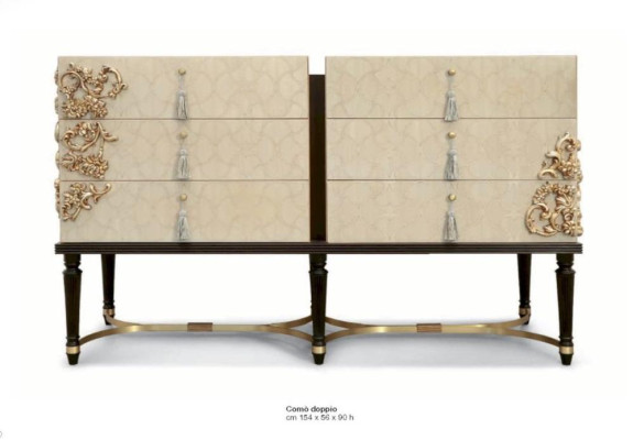 Chest of drawers Sideboard Luxury Cabinets Chests of drawers Bedroom Wood Beige