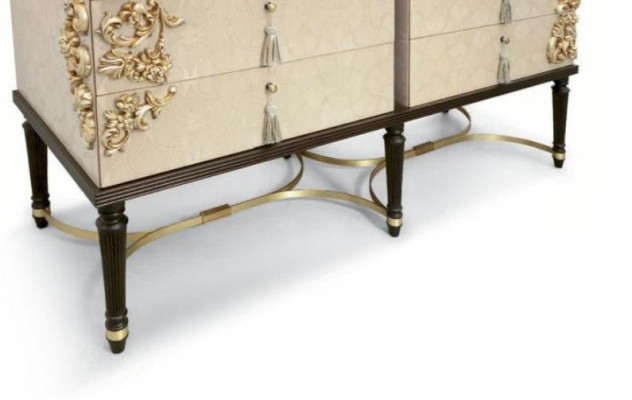 Chest of drawers Sideboard Luxury Cabinets Chests of drawers Bedroom Wood Beige