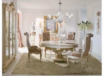 Dining table Dining room table Dining corner Table Dining room Round Baroque