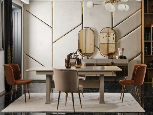 Dining table Table Dining room Living room Suite Design Italian style