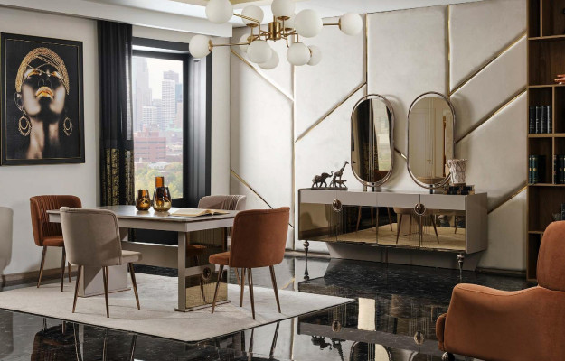 Dining table Table Dining room Living room Suite Design Italian style