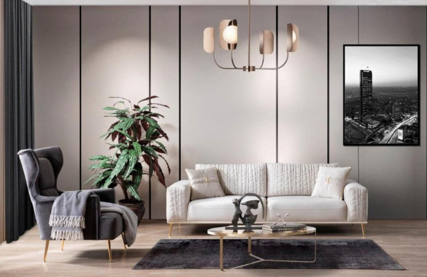 Armchair 1 Seater Sofa Textile Fabric Couches Upholstery Design Furniture new White