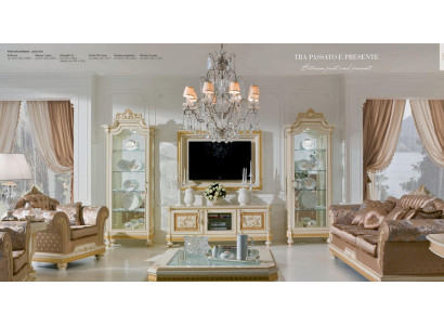 Display case Cabinets Showcases Wood Luxury Living room Furniture Gold Baroque