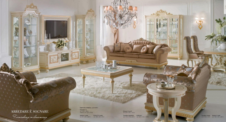 TV-Lowboard TV-cabinet Table Lowboard Sideboard Tables Wood Beige Living room