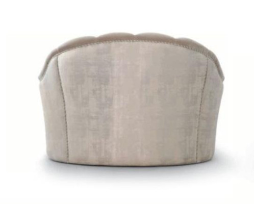 Armchair Luxury Seater 1 Seat Club Chair Fabric Living room Gray Modern