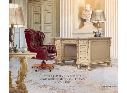 Swivel chair armchair desk chair office swivel chair Chesterfield red