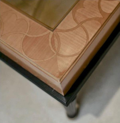 Coffee table Side table Table Wood Living room Brown Modern Design