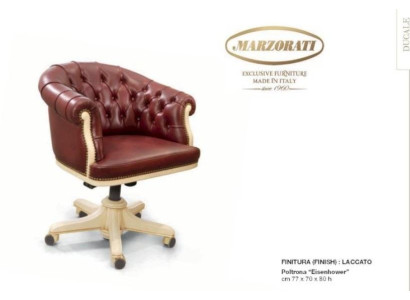 Swivel chair executive chair armchair luxury office swivel chairs Chesterfield red