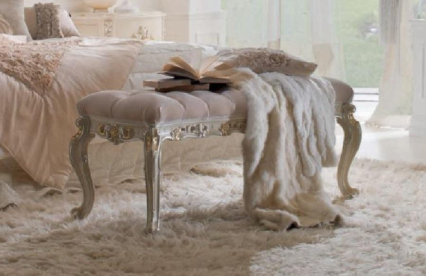 Stool Chesterfield Side Stool Luxury Seater Upholstery Bedroom