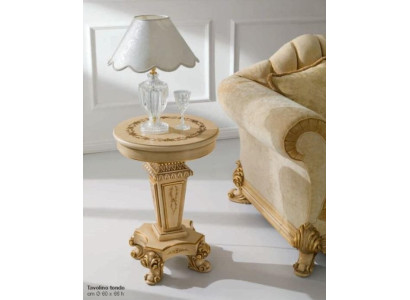 Side table Coffee table Round Table Living room Furniture Beige