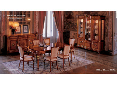 Dining room chair Chair Dining room Armchair Seater Chairs Wood Fabric Brown