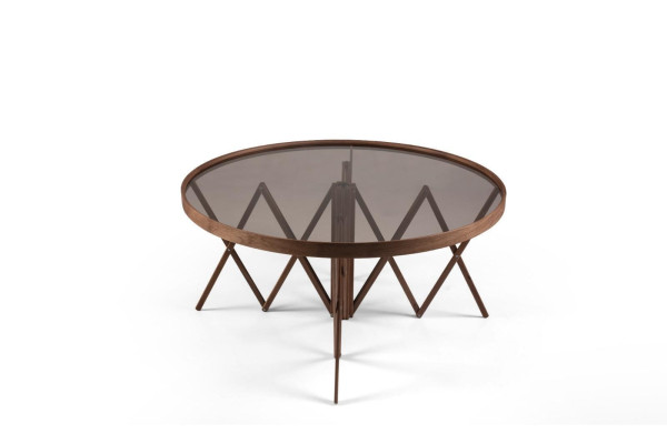 Designer Living room Set 2x Coffee tables Round Coffee Table Luxury Furniture