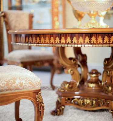 Luxury Dining room chair Chair Dining room Armchair Seater Gold Chairs Baroque