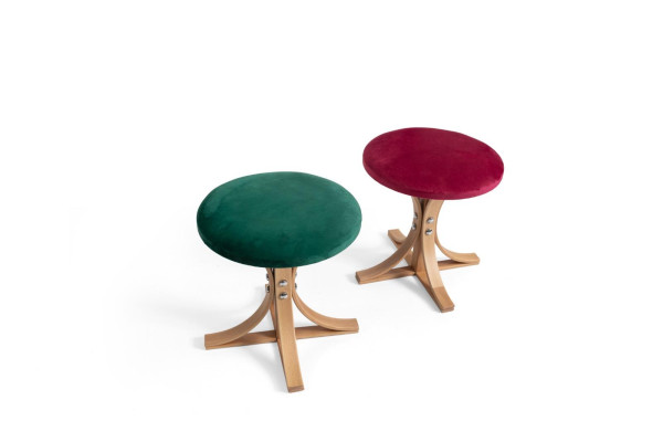 Designer 2x Stool Complete Furnishings Modern Living room Luxury Furniture