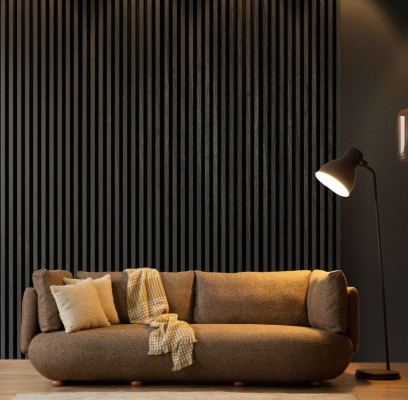 Brown 3-Seater Living room 3-Seater Upholstery Sofas Leather Couches Luxury Furniture