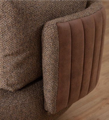 Brown 3-Seater Living room 3-Seater Upholstery Sofas Leather Couches Luxury Furniture