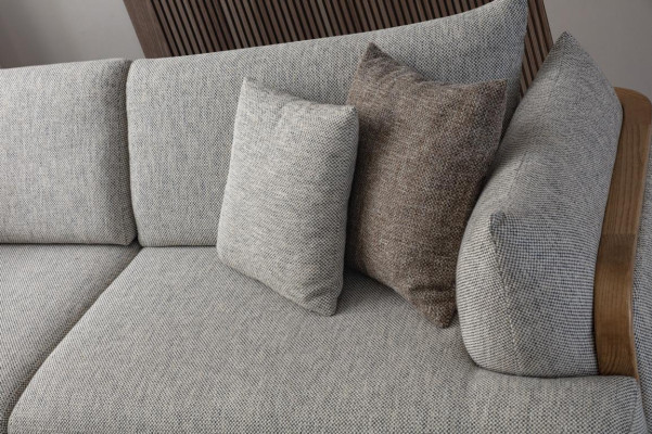 Luxurious 3-Seater Sofa Bright Color Modern Furniture in Living room