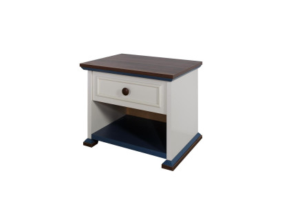 Design Modern Furniture Bedside table Children Side Youth Room White Wood
