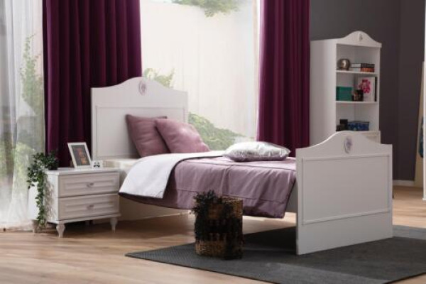Youth bed Childrens bed Kids Design Modern White Bed Childrens room new