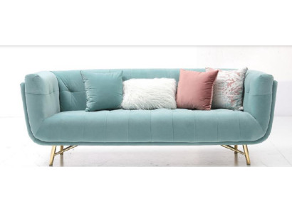 Sofa Three Seater 213 x 91 Upholstery Textile Design Seat Sofas Room Furniture Modern