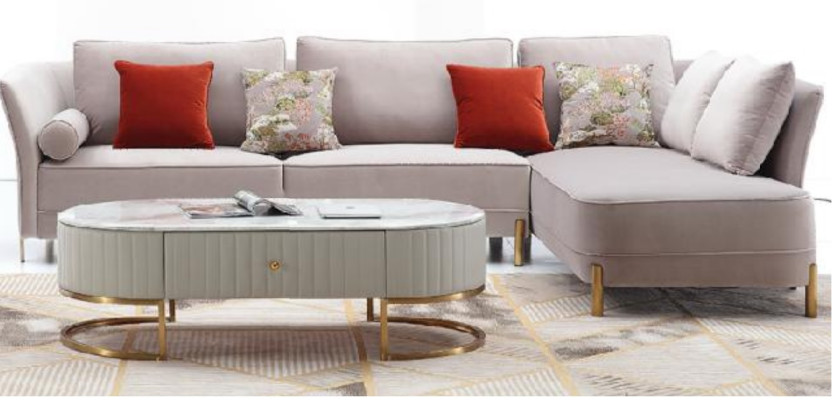 Corner sofa L-shape Modern sofa Corner sofa L-shape Living landscape Couch Corner sofa Upholstery