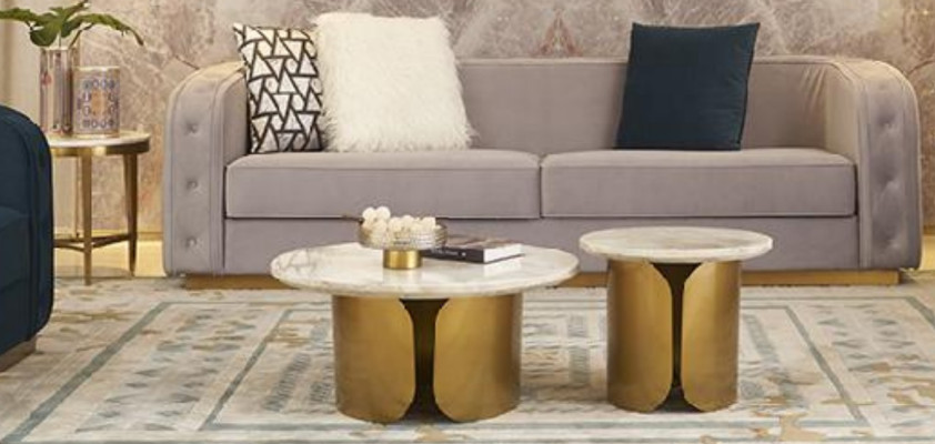 Coffee table set of 2 suite coffee table tables designer round 2-piece coffee table