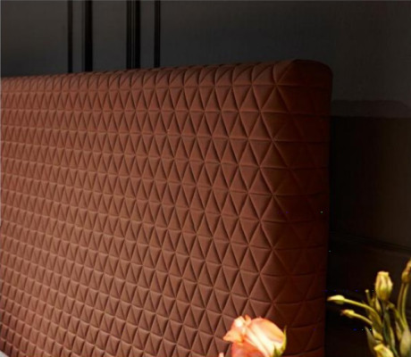 Luxury Bed Upholstered bed Leather Bedroom Beds 180x200cm Double bed Hotel Marriage