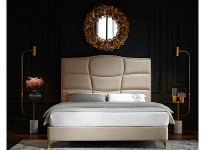 Bedroom Double bed 180x200cm Luxury Bed Modern Textile new