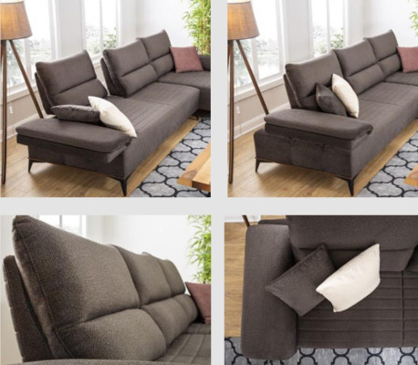 Corner sofa L-shape Sofa Couch Design Couches Upholstery Textile Corner Suite