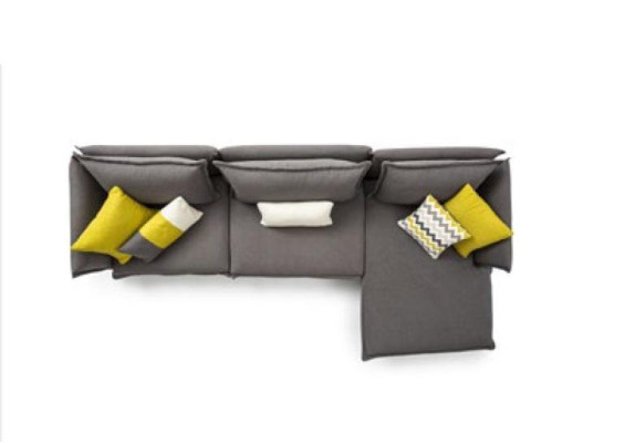 Gray Chesterfield Upholstered Sofa Sofa Corner sofa Suite Upholstery Luxury Corner Sofas