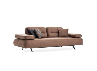 Design 3 Seater Sofa brown Couch Upholstery Big luxury Couches Sofas Textile Seat new
