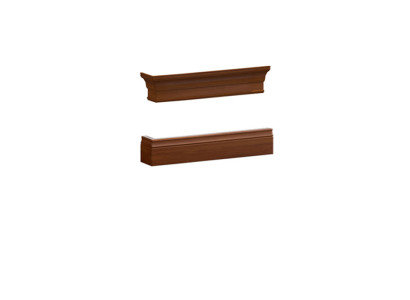 Exterior wall crown for crown or base wardrobe cabinet system L, R BA-28