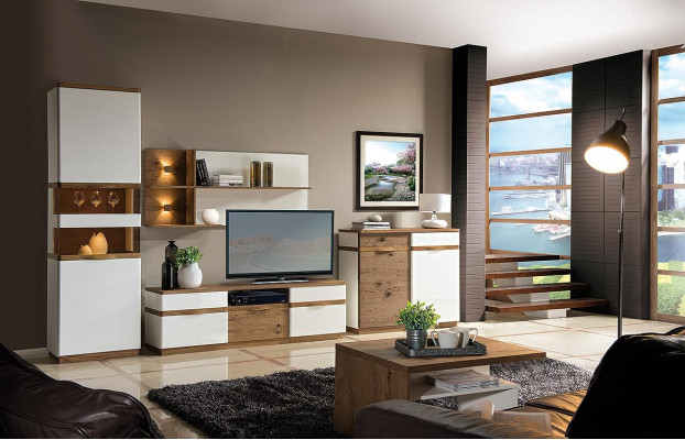 Classic Cabinets Wardrobe Shelves Hanging Shelf Shelf Wall cupboard CM-PANEL