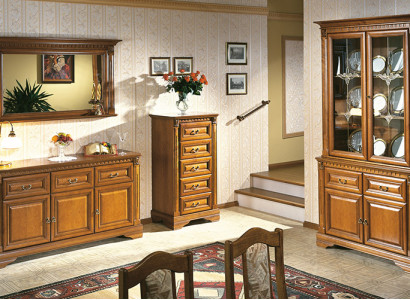 Classic r Designer Mirror Wall mirror with real wood frame colonial style