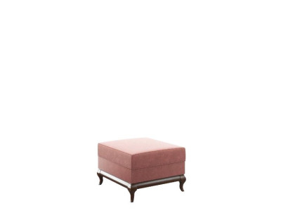Stool Square Ottoman Footstool 60 x 45 cm Designer Stool Pink