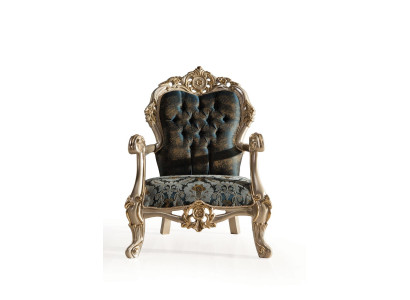 Baroque Armchair Chesterfield Wing Chair Classic r Single Seater Sofa Couch