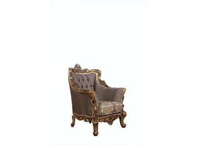 Luxury Chair Armchair Baroque Rococo Furniture Furnishings Living room Throne