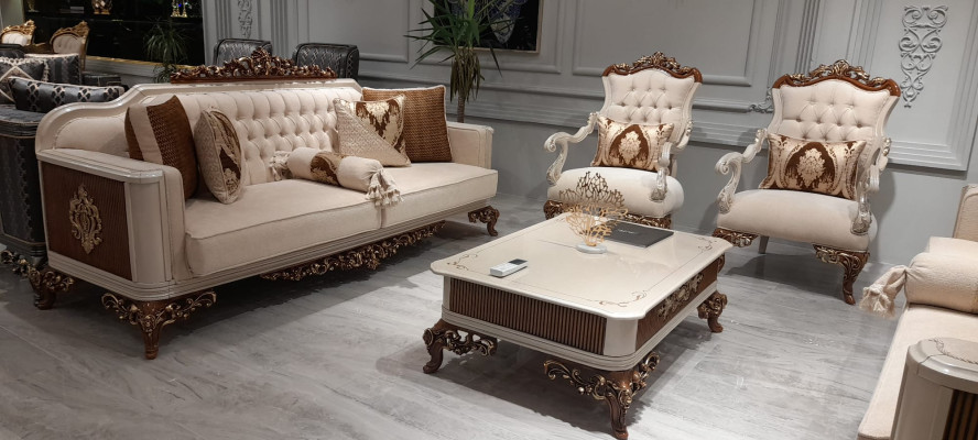 Living room Coffee table Luxury Table 120x72 Tables Wooden tables Furniture Furnishings