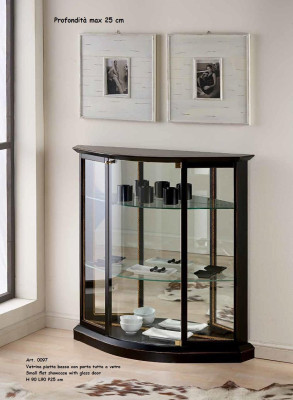 Display case Black Glass Cabinet Design Classic Wardrobe Luxury Wood Furniture Display Cabinets