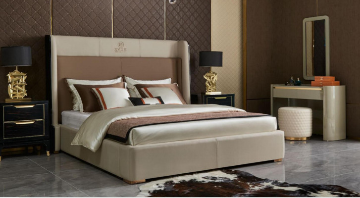Luxury Hotel Beds Double Bed Design Wood Modern Bed 180x200 Bedroom Marriage