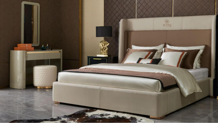 Luxury Dressing table Mirror Stool Complete Set Chest of drawers Bedroom