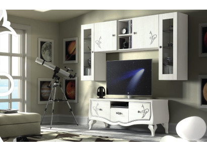 Wall unit TV-cabinet Wardrobe Sideboard Wardrobe TV Wood Lowboard Chest of drawers Design Furniture new