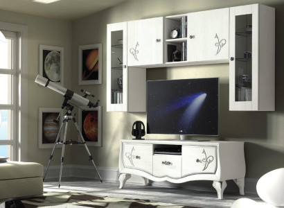 Wall unit TV-cabinet Wardrobe Sideboard Wardrobe TV Wood Lowboard Chest of drawers Design Furniture new