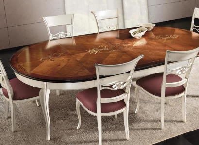 Complete Set Dining table 6x Chairs Dining room Set Ess Group Wood Table Tables 7pcs