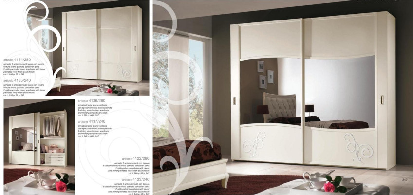 Wardrobe Wardrobe with Sliding Doors Bedroom Wall Wood Design Cabinets