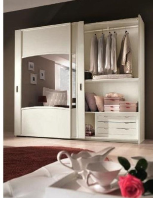 Wardrobe Wardrobe with Sliding Doors Bedroom Wall Wood Design Cabinets