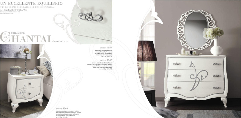 Chest of drawers Mirror Chests of drawers Wardrobe Luxury Shelf Console Furniture Group new Set 2pcs.