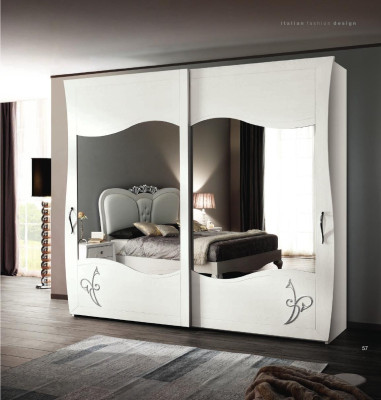 Wardrobe Multi-Purpose Shelves Wardrobe Shelf Storage Coat rack Mirror