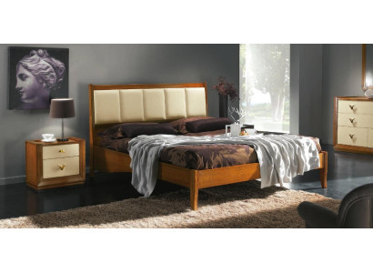 Luxury set 3 pieces. Bedroom Bed Bedside table Beds Double Wood Bed frame new