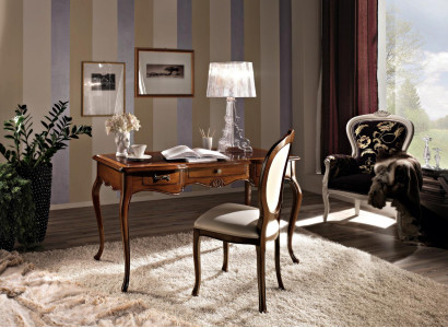 Designer Desk Chair Office Set Italian Furniture Secretary Armchair 2-piece.